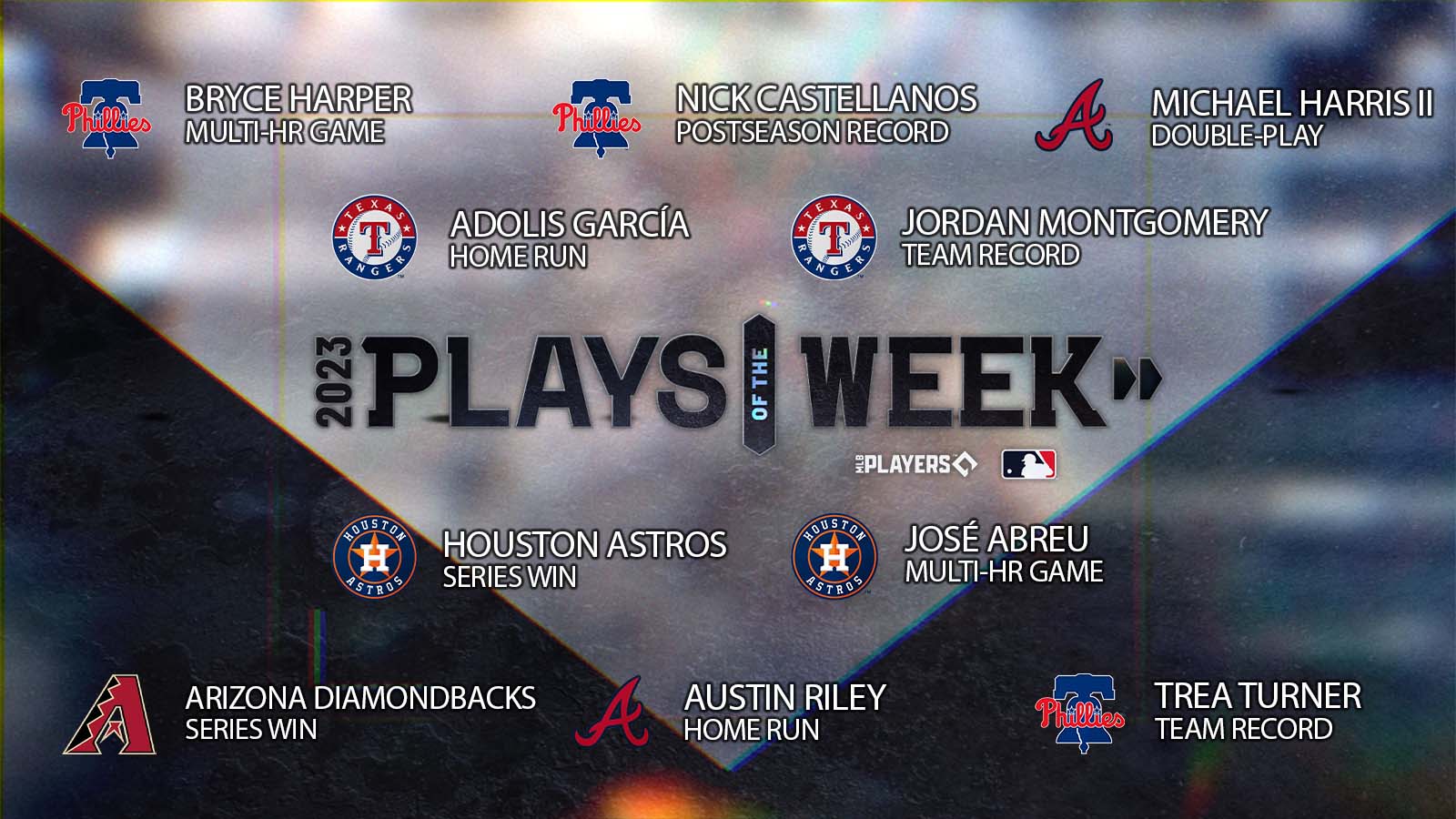 MLB Postseason Plays of the Week: 10/9 - 10/15