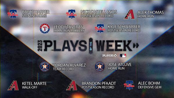 MLB Postseason Plays of the Week: 10/16 - 10/22